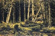 Ivan Shishkin Wind-Fallen Trees oil